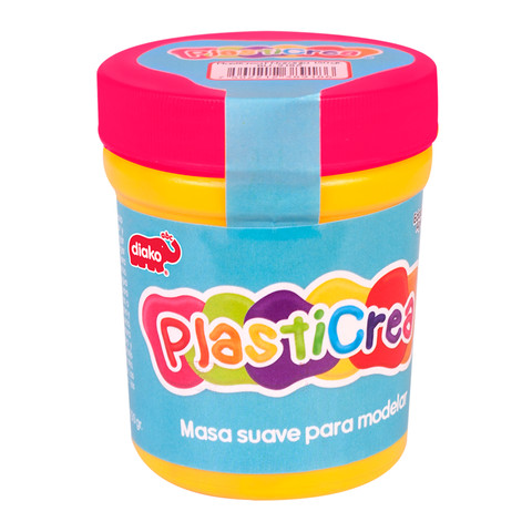 PLASTICREA FLUORESCENTE ROSA 150GR