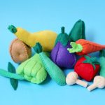 Verduras – juguete de fieltro interactivo – Comiditas – Borucas y Garabatos